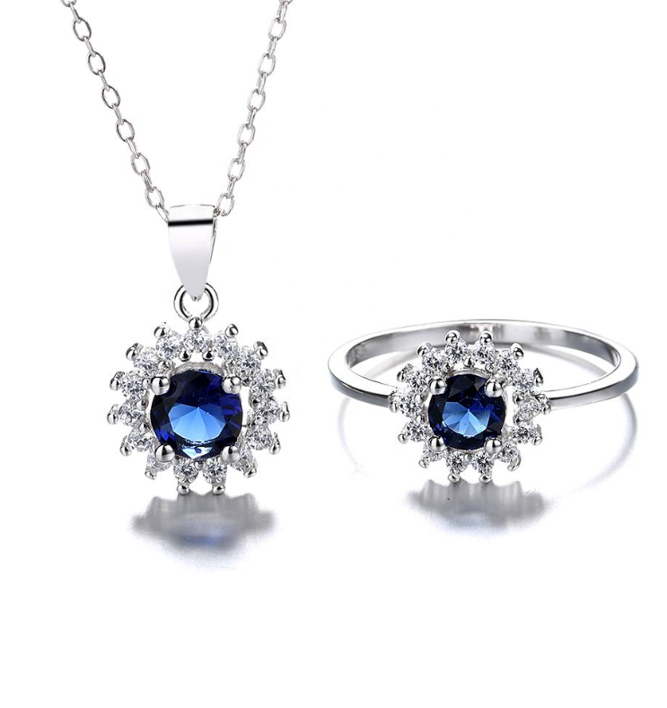 Complete Ladies' Jewelry Set — Exquisite Matching Bracelet, Necklace, and Earrings