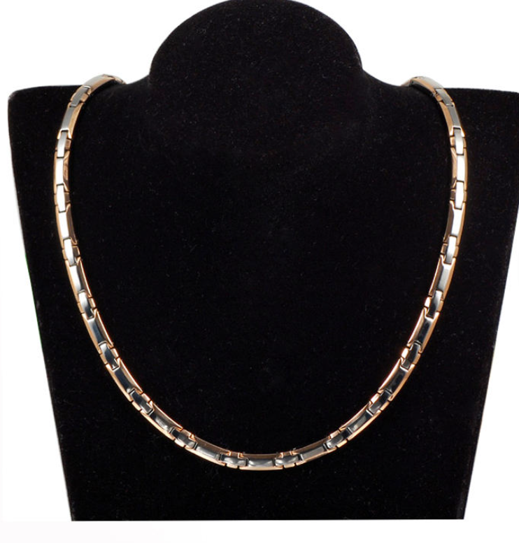 Hip-Hop Style 18K Gold-Plated Bracelet and Necklace — A Unisex, Street-Style Gift for Men and Women.
