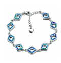 Athens-Style Geometric Jewelry Set: An Elegant and Minimalist Bracelet and Necklace for Women—A Chic, High-End Accessory.